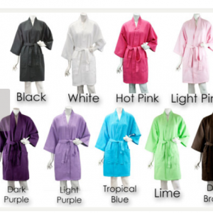 Custom Personalized Set Of 8 Waffle Robes For..