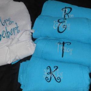 Personalized Bridal Robes Set Of 5