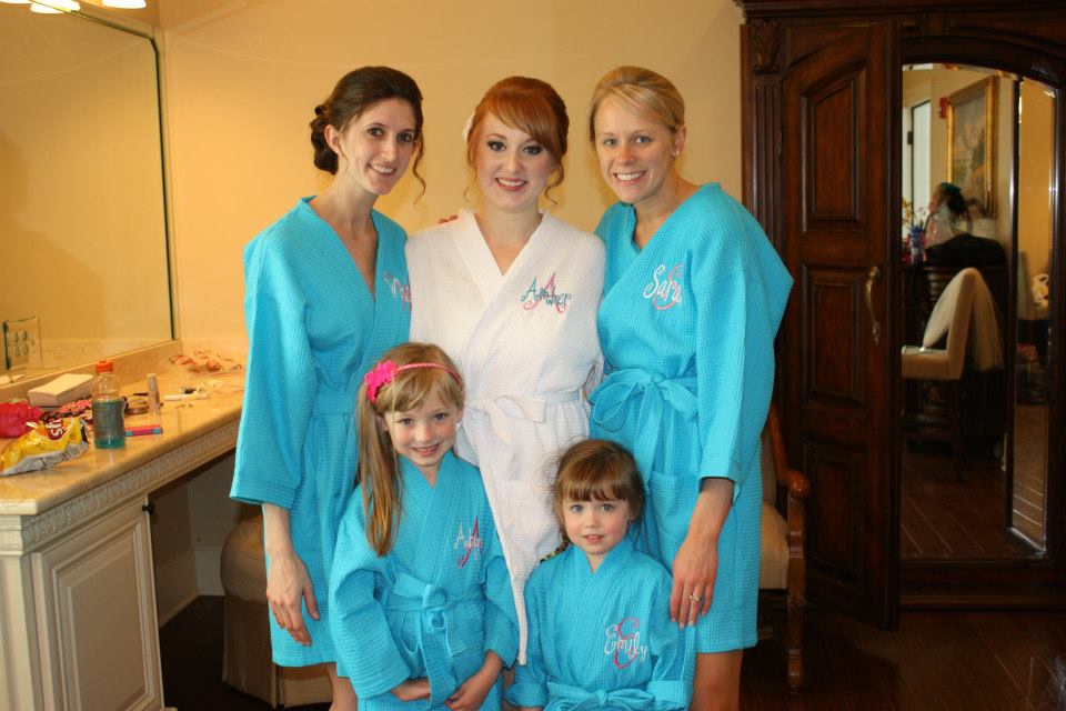 Bridesmaid Robes Set Of 5 ...great Wedding Day Gifts.