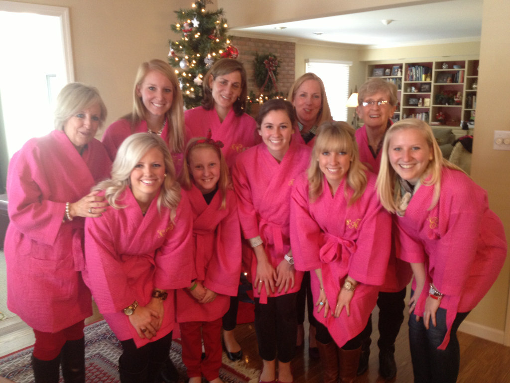 Personalized Set Of 9 Waffle Robes. Great Bridesmaid Gifts...